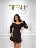 Rochie Zina Brown