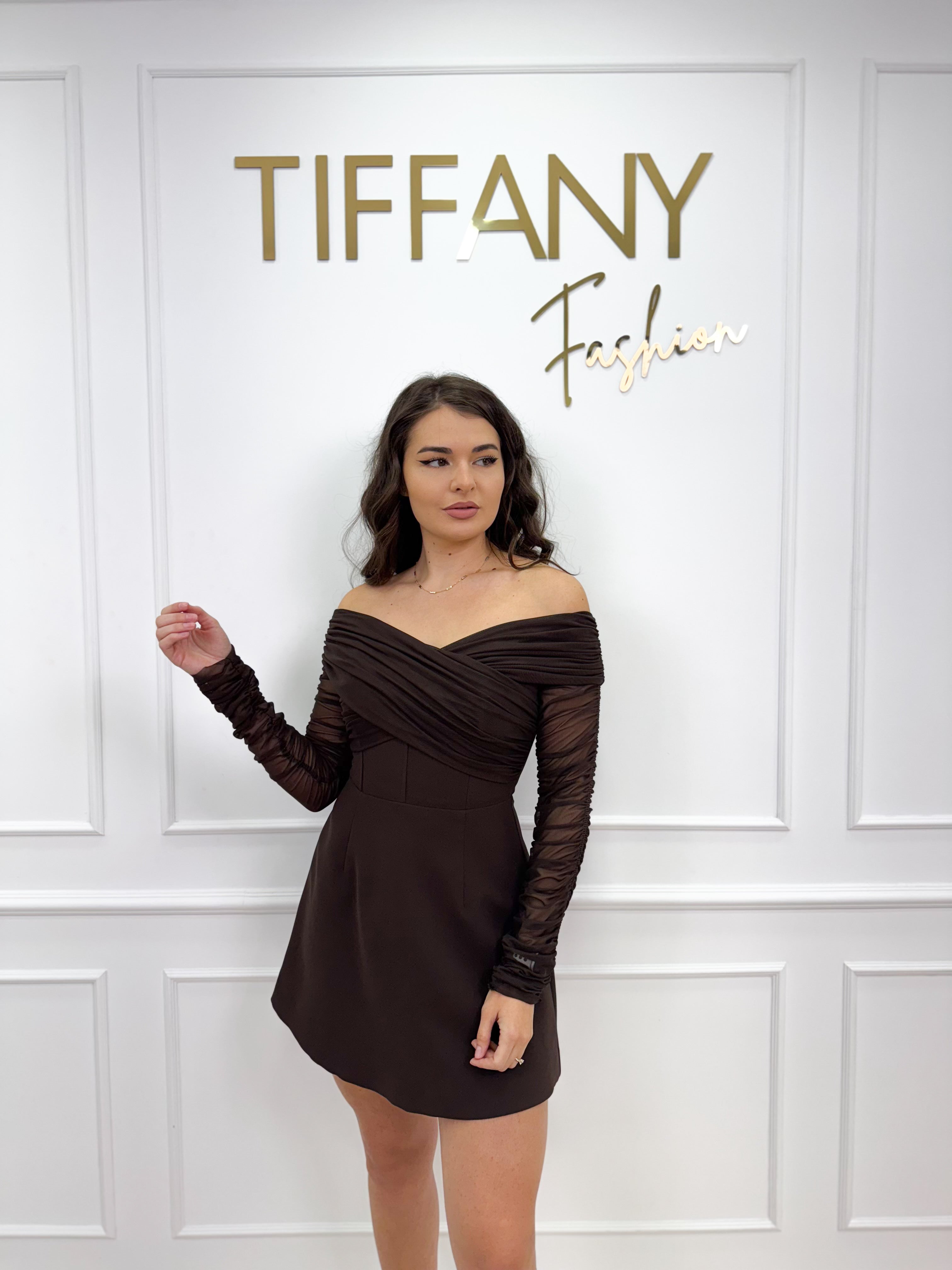 Rochie Zina Brown
