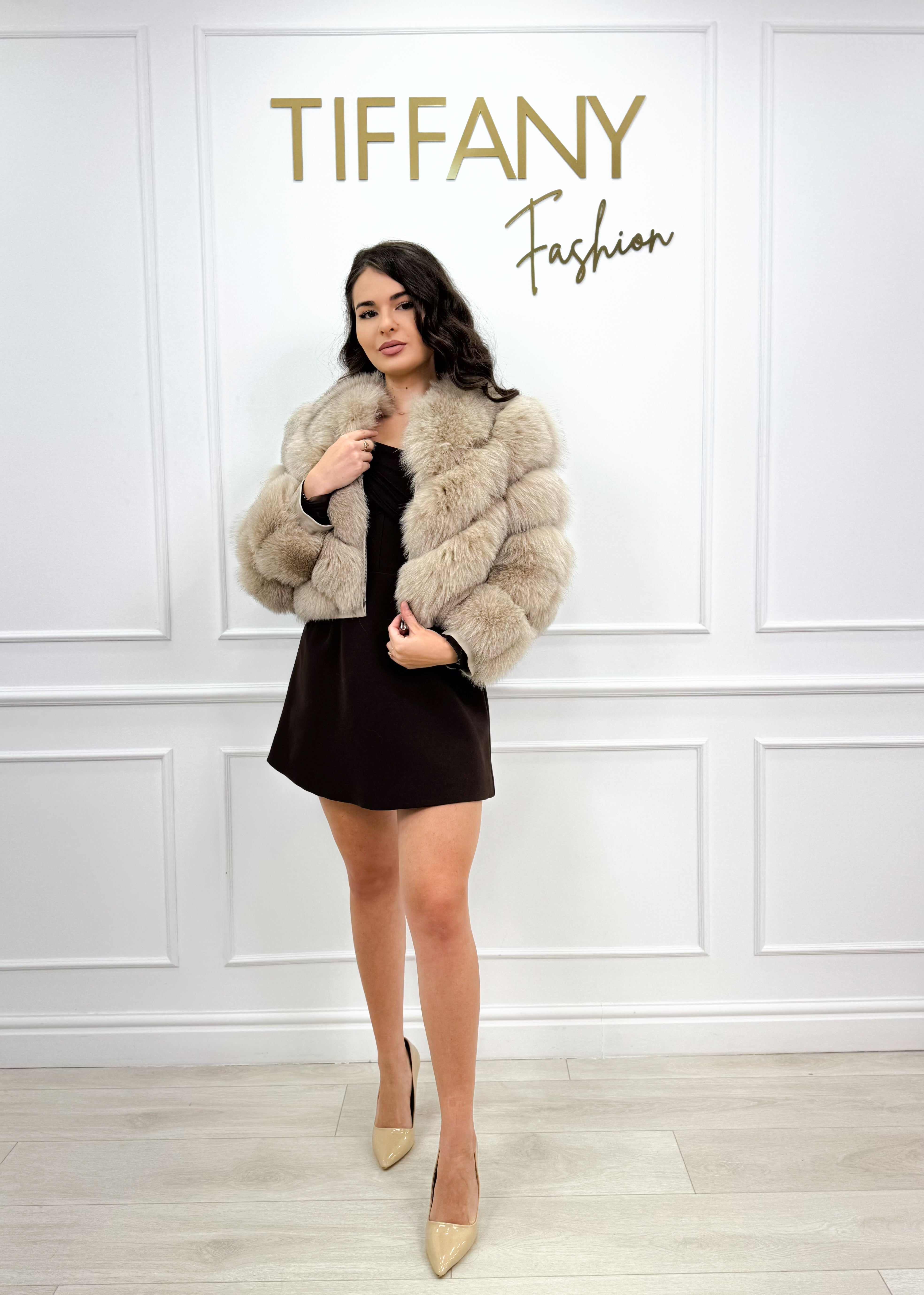 Geaca Blana Naturala Avis Crem