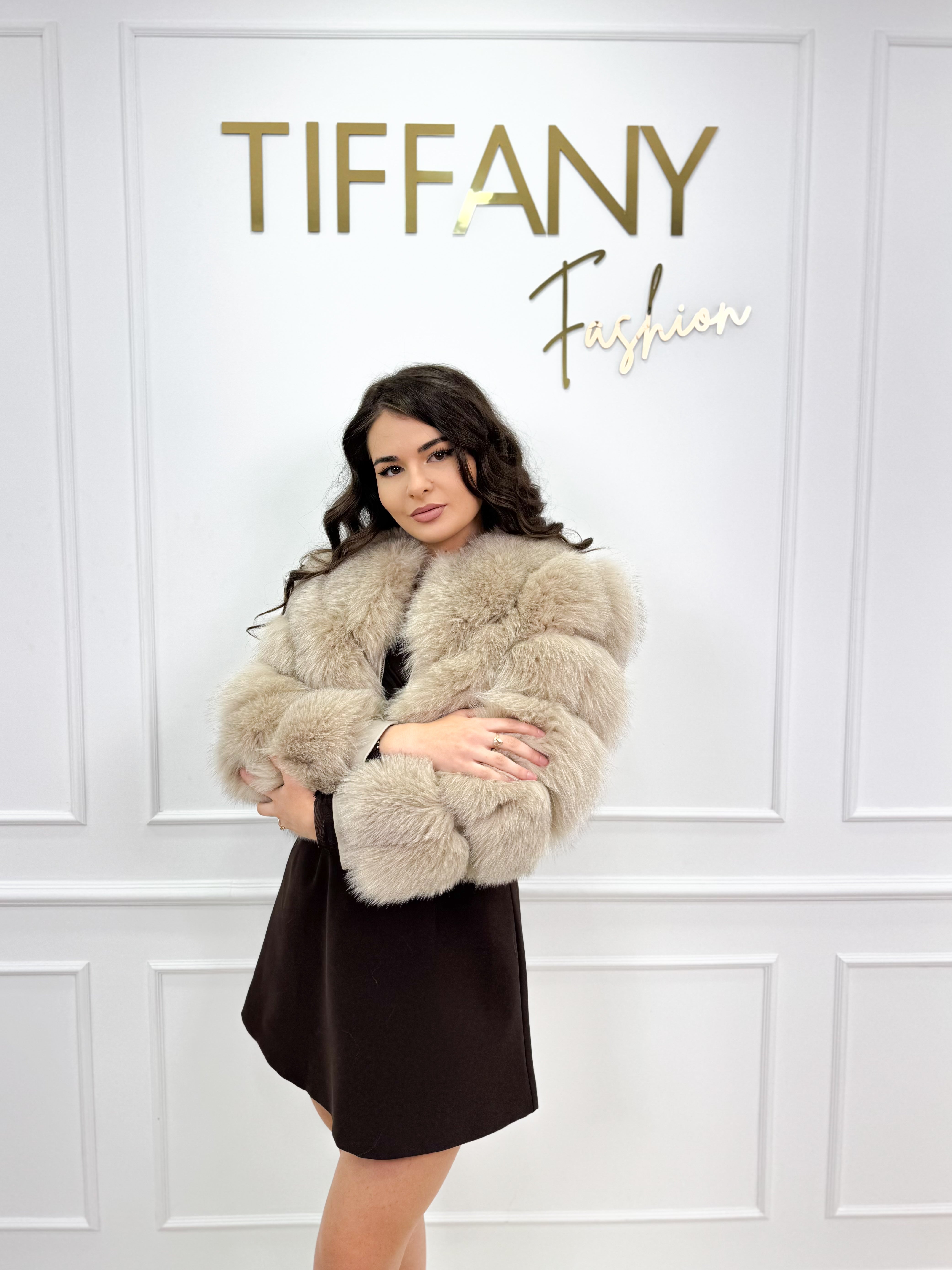 Geaca Blana Naturala Avis Crem