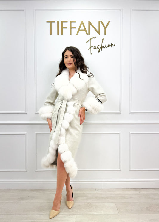 Palton Alpaka Ameli White