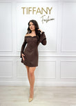 Rochie Gizela Brown