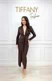 Rochie Alesi Brown