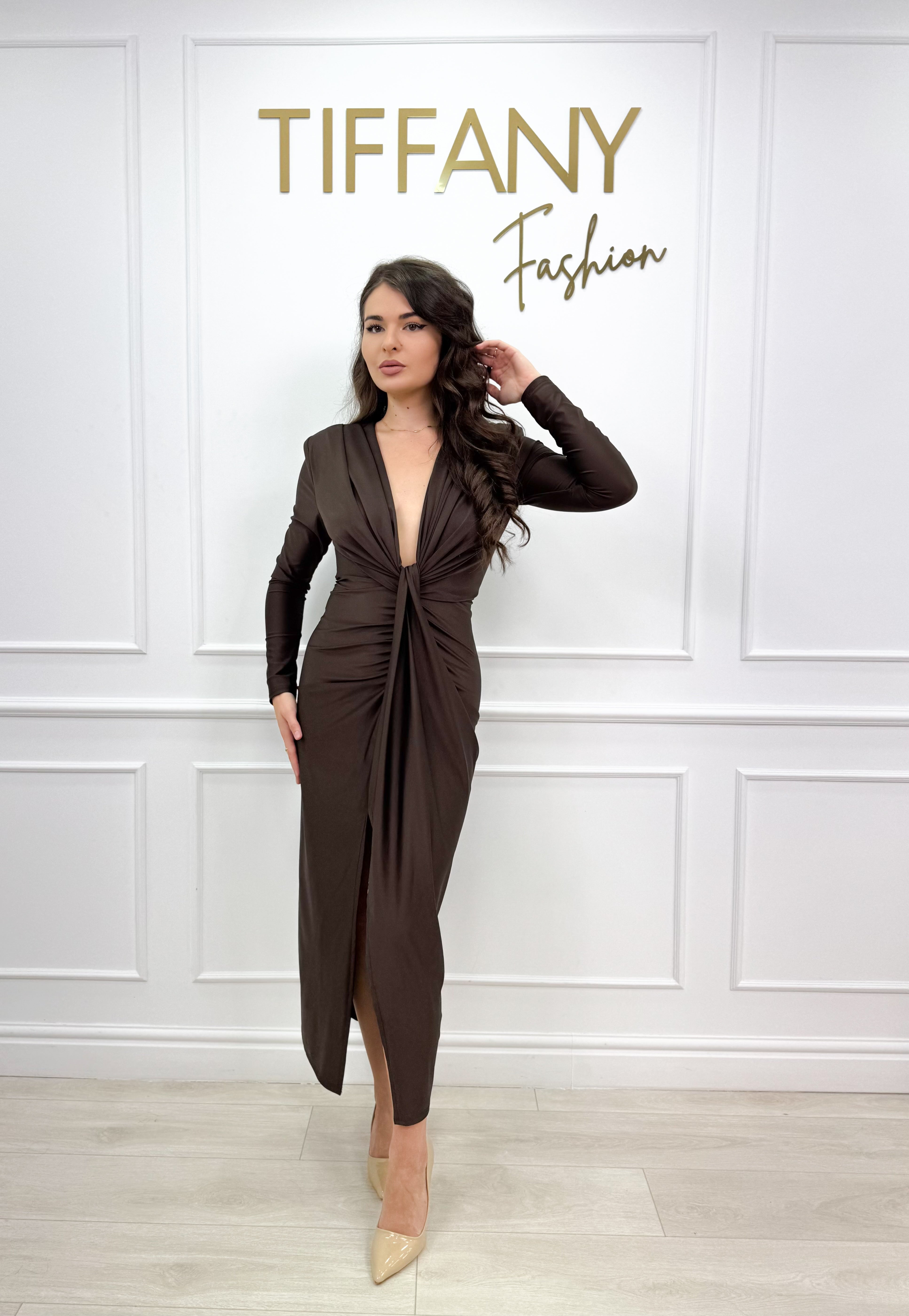 Rochie Alesi Brown
