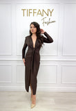 Rochie Alesi Brown