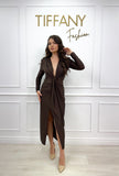 Rochie Alesi Brown