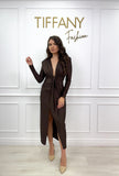 Rochie Alesi Brown