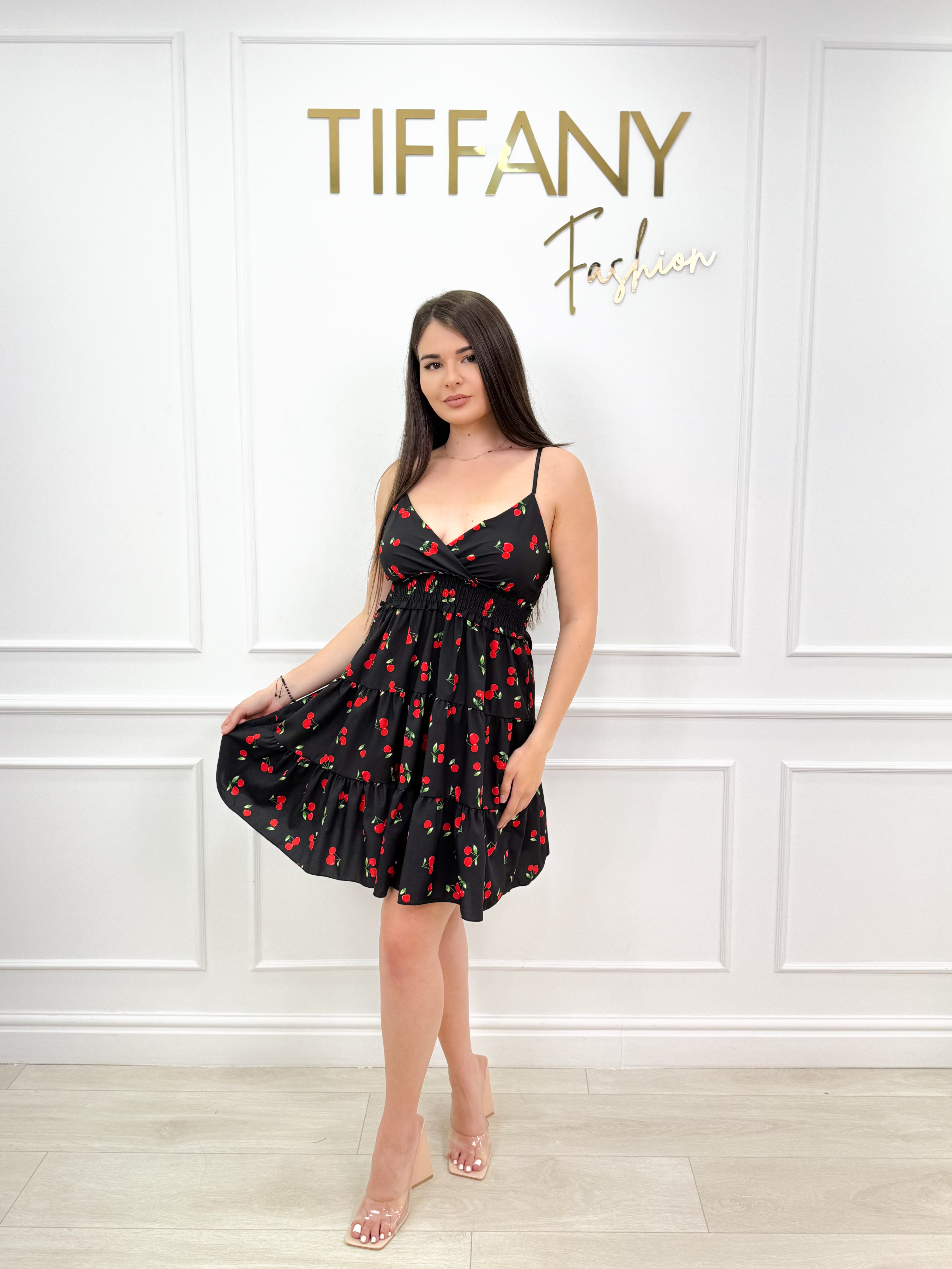Rochie Litta Black/Chery