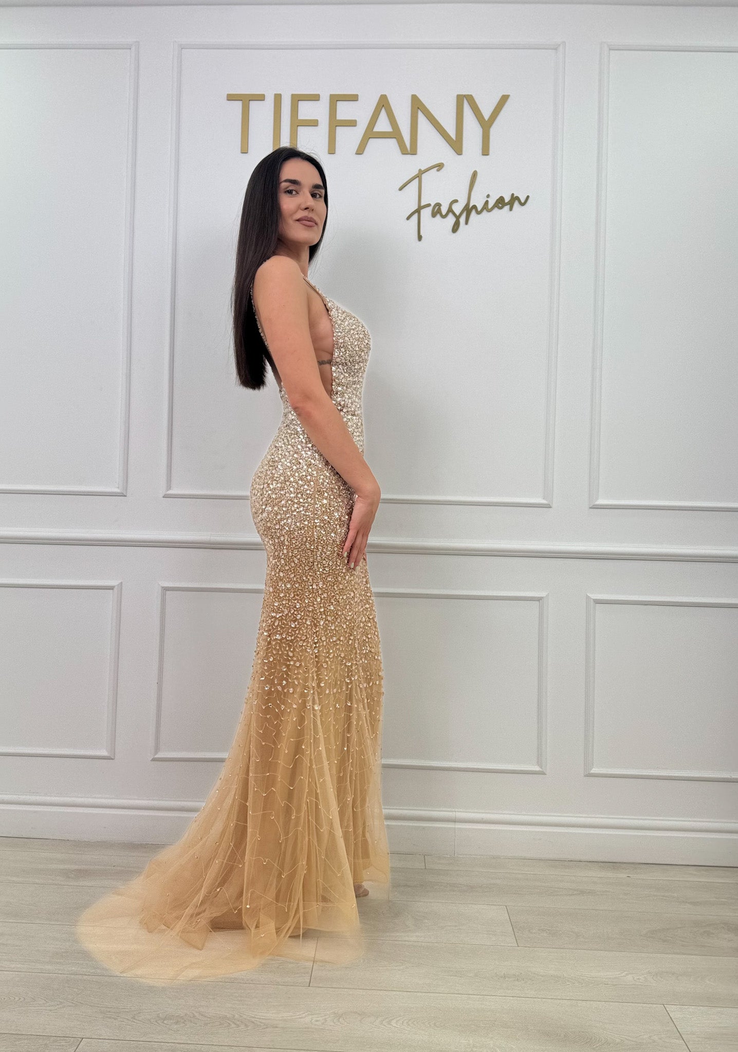 Rochie Terry Gold
