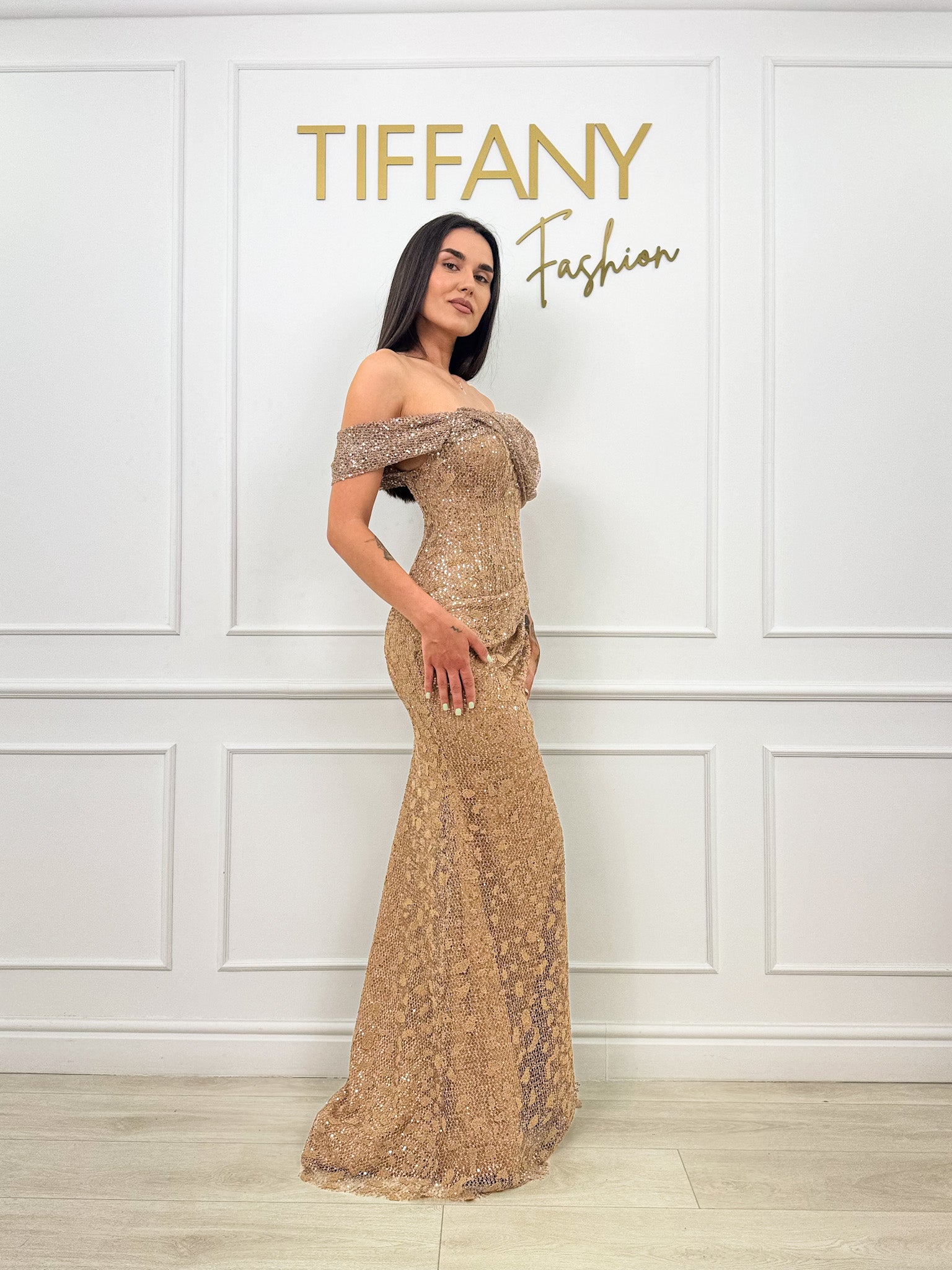 Rochie Leea Gold