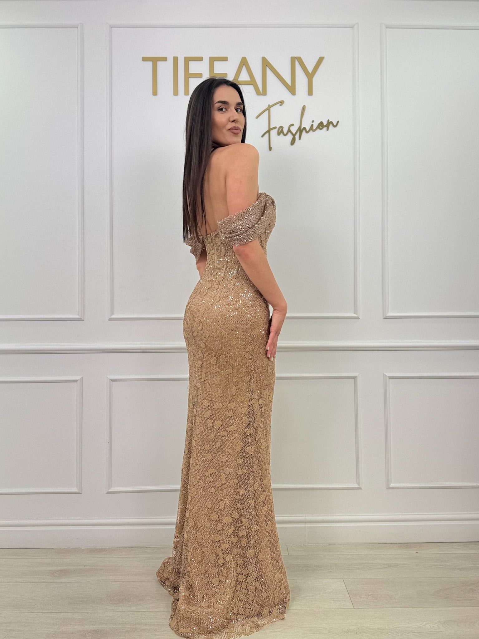 Rochie Leea Gold