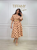 Rochie Calby Pudra