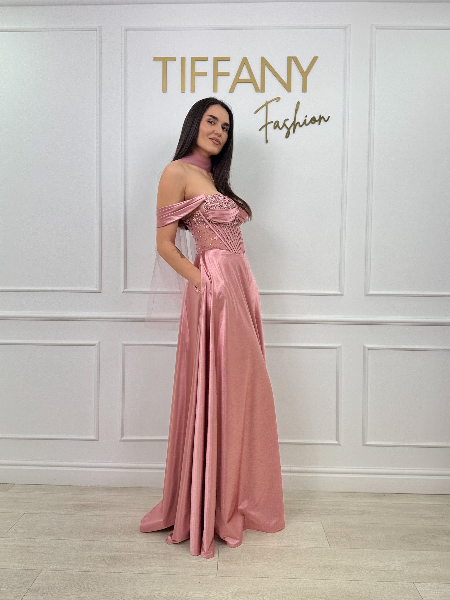 Rochie Franco Roze