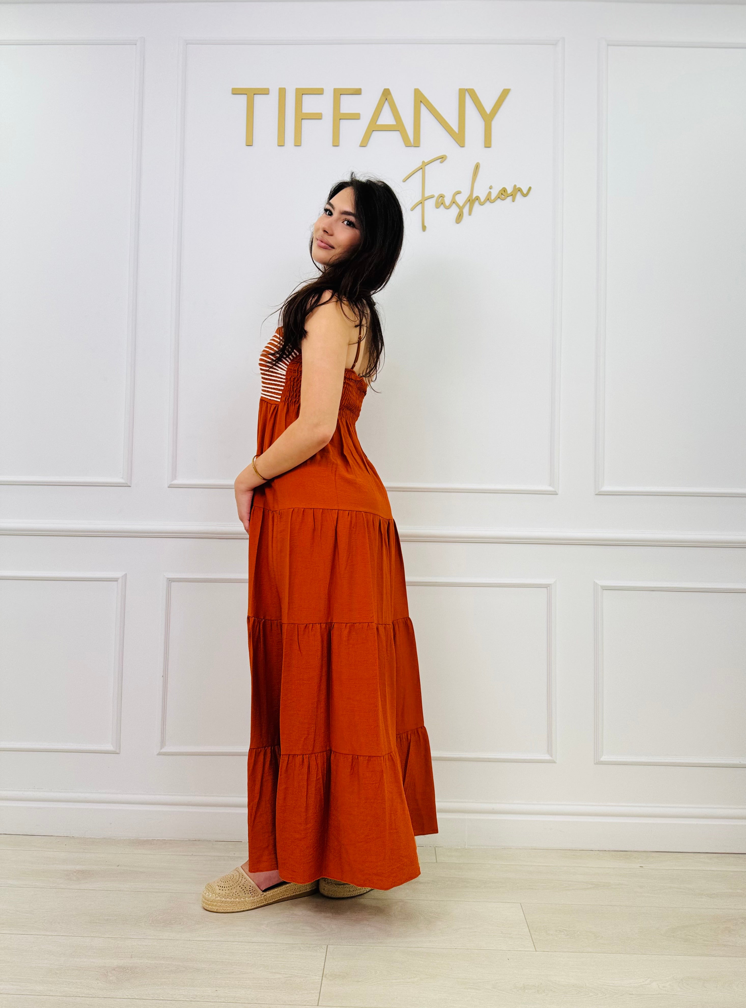 Rochie Mechu Caramiziu