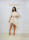 Rochie Leoni Crem
