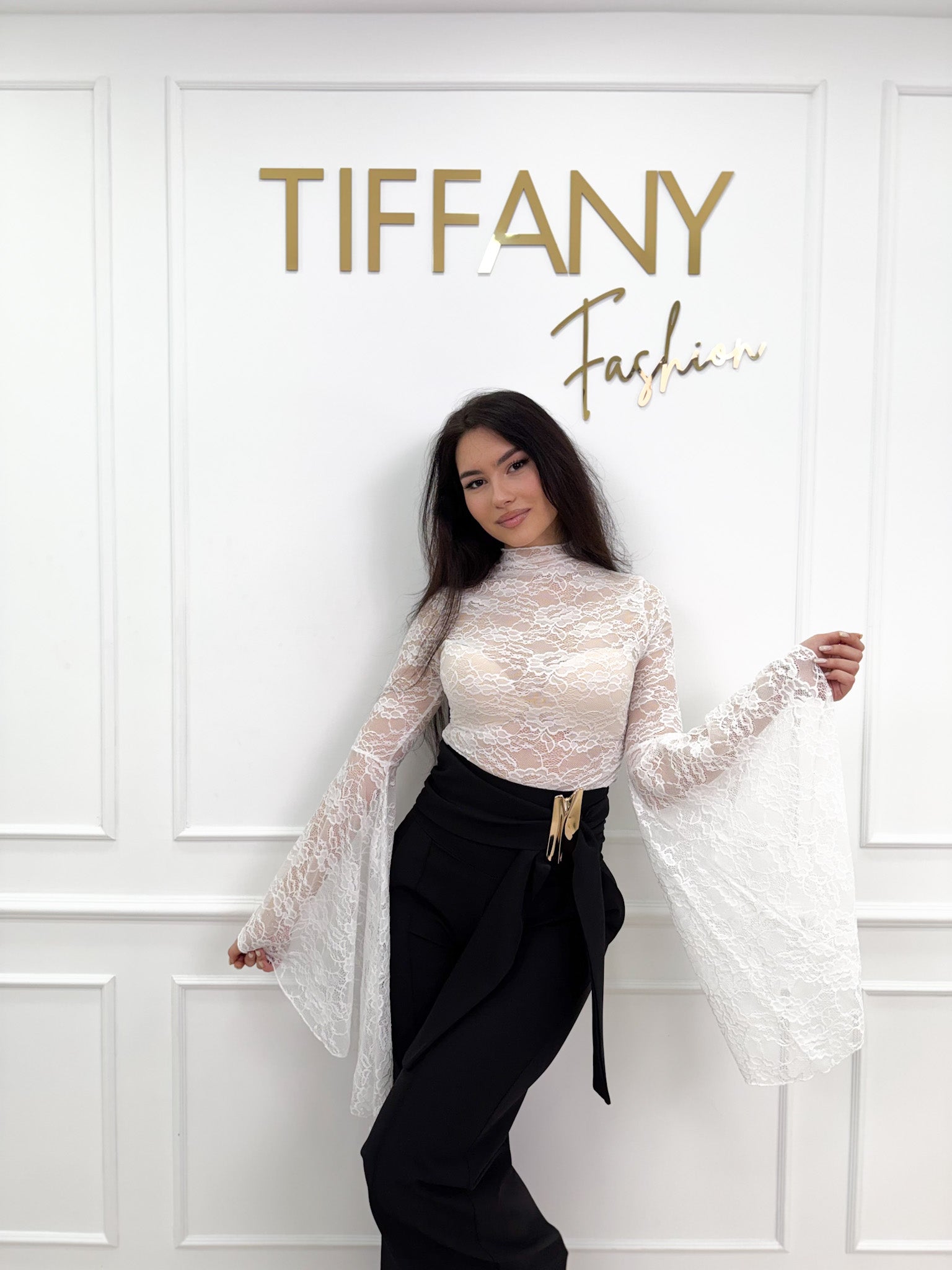 Pantaloni Elina Black