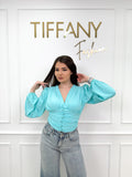 Bluza Vera Turcoaz