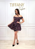 Rochie Irina Black/Purple