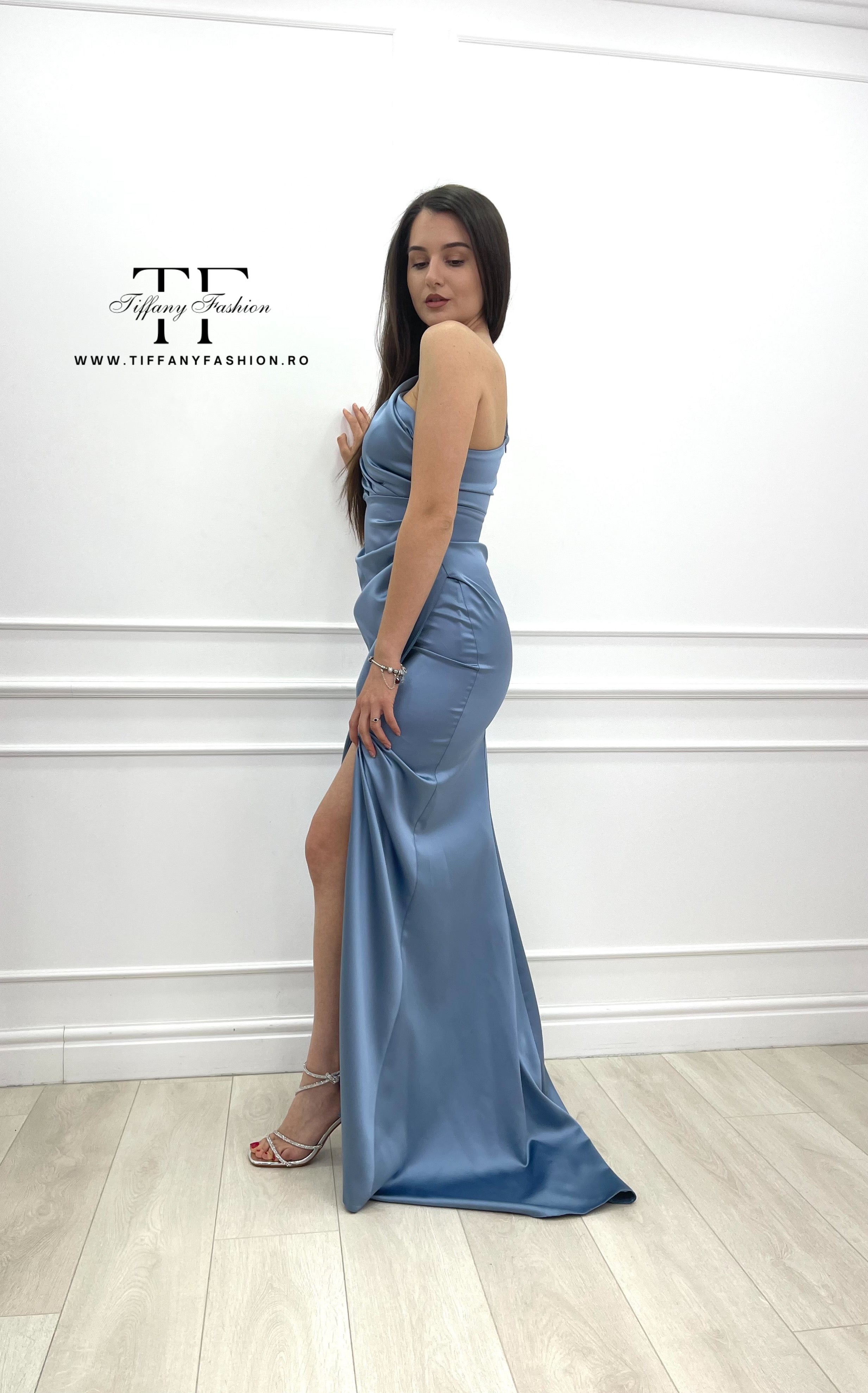 Rochie Mina Soft Blue