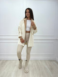 Cardigan Modesa White/Bej