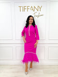 Rochie Dina Fuchsia