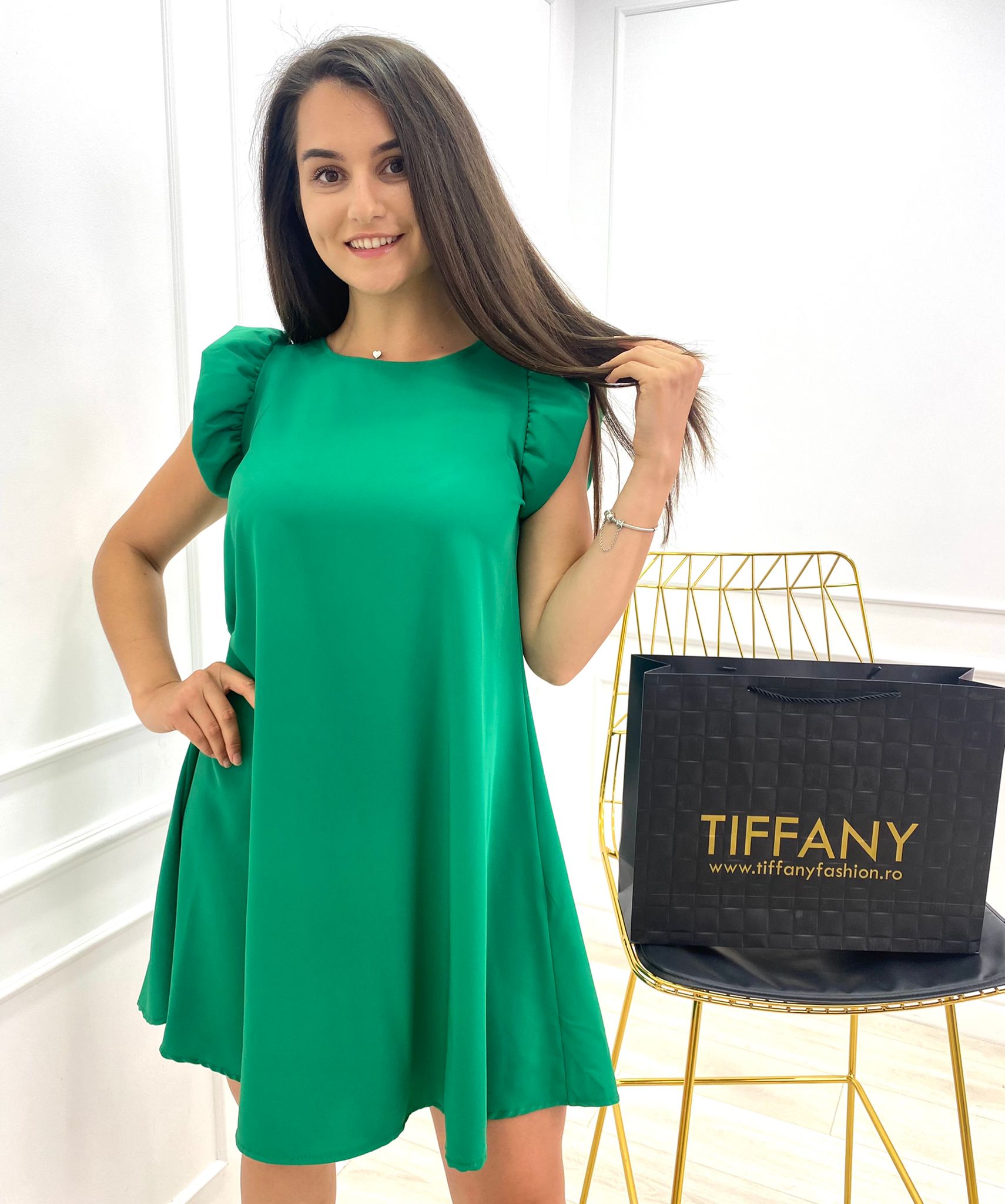 Rochie Zizi Dark Green